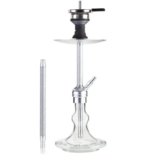 Shisha H2 - Fresh Carbon H16 - Silver 49cm