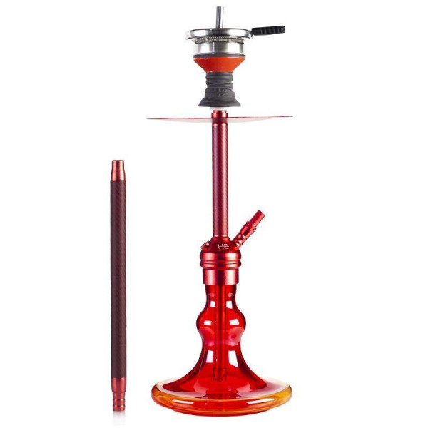 Shisha H2 - Fresh Carbon H16 - Red 49cm