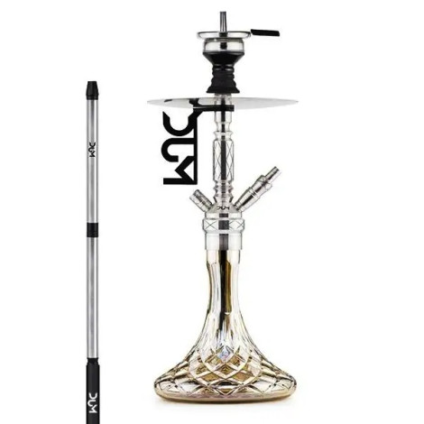 Shisha DUM - SS30 Silver Gold - 49cm