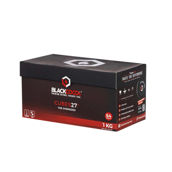 Węgiel Kokosowy do Shishy BLACKCOCO's - 1kg (27mm)