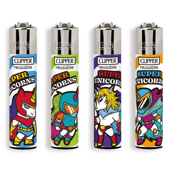 Zapalniczka Clipper - Super Unicorns