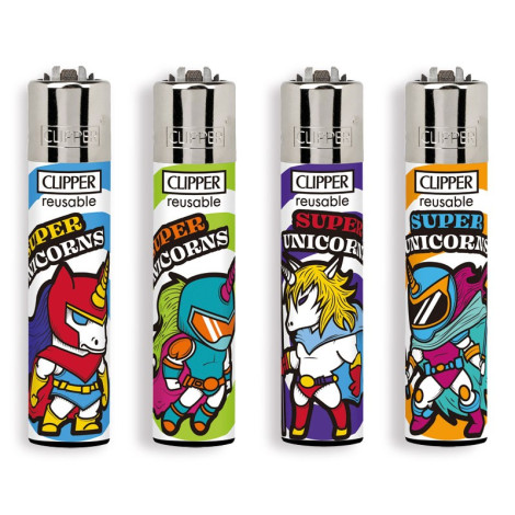 Zapalniczka Clipper - Super Unicorns