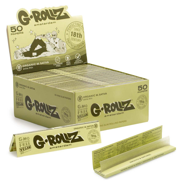 Bibułki G-ROLLZ - Medicago Sativa - Extra Thin 50szt.