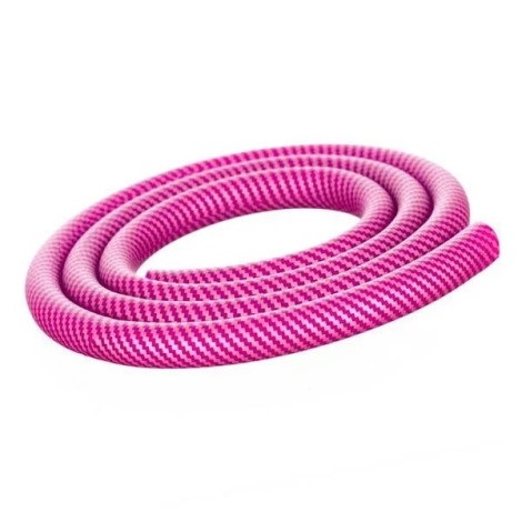 Wąż do Shishy Silikonowy CARBON - Aladin 150cm Różowy