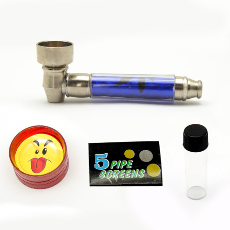 Zestaw Box - Lufka Metalowa z Młynkiem i Sitkami - Live Life