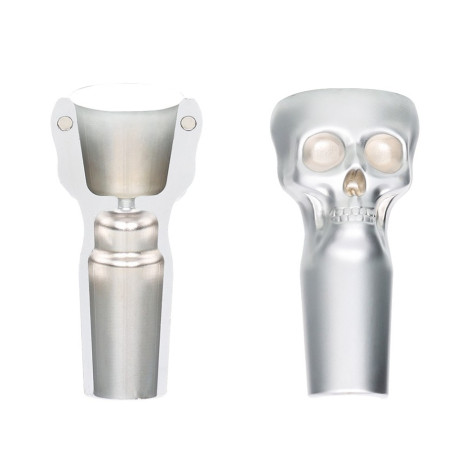 Cybuch do Bonga 18,8mm Metalowy Magnetyczny Silver