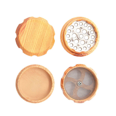 Młynek do Tytoniu Akrylowy Wood