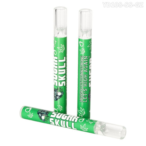 Lufka Szklana z Nadrukiem Sugar Skull 10cm