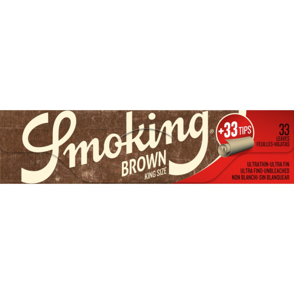 Bibułki Smoking Brown + Filtry - King Size