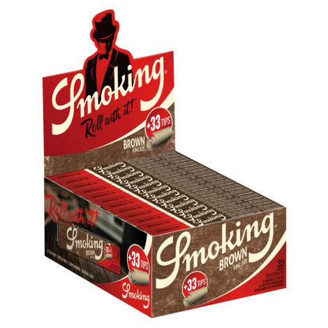Bibułki Smoking Brown + Filtry - King Size