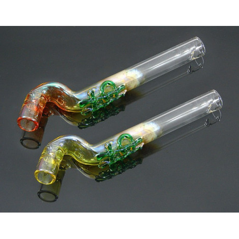 Lufka Szklana Wygięta DOLAR - 11cm