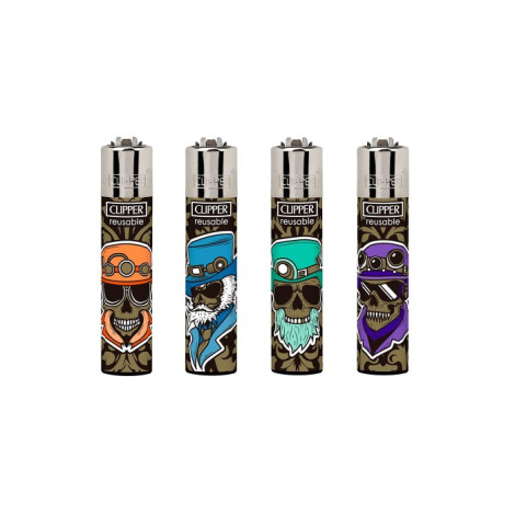 Zapalniczka Clipper - Marked Skulls 3