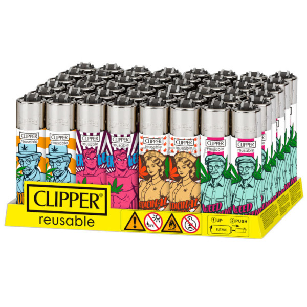 Zapalniczka Clipper - Familiy Weed