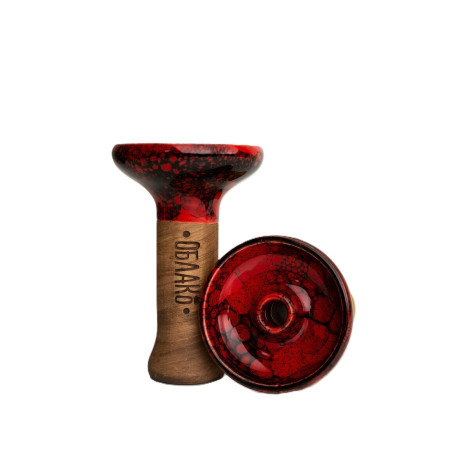 Cybuch do Shishy - Oblako - Dark Red Marble M