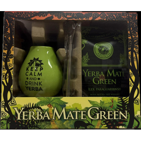 Zestaw do Yerba Mate - Mate Green Absinth + Matero + Bombilla