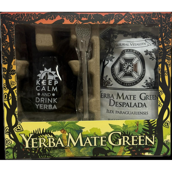 Zestaw do Yerba Mate - Mate Green Despalada + Matero + Bombilla
