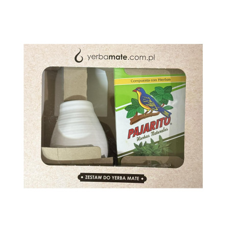 Zestaw do Yerba Mate Pajarito Hierbas + matero + bombilla