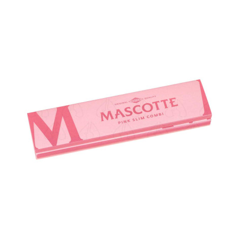Bibułki Mascotte + Filtry PINK Slim Combi - Magnetic