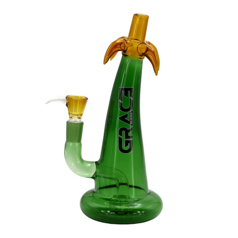 Bongo Grace Glass z Dyfuzorem - Green Palm Tree 26cm (G7GN)