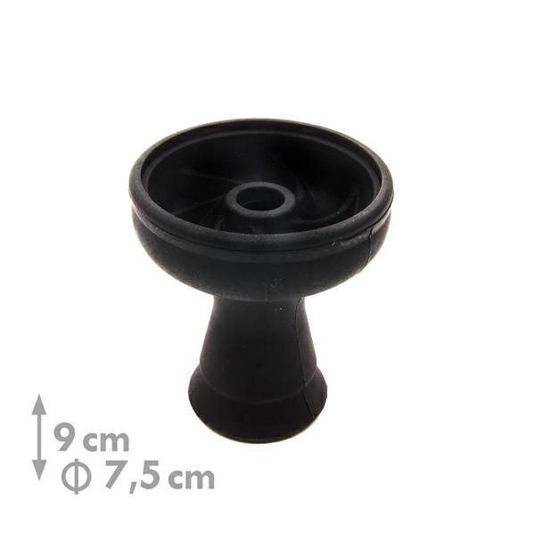 Silikonowy Cybuch do Shishy Funnel  - Czarny
