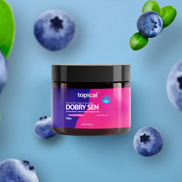 Żelki Topical - Na Dobry Sen - Bez Cukru - BEZ CBD
