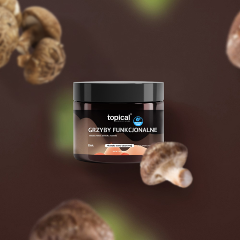 Żelki Topical z Grzybami / Adaptogenami - Trawa Cytrynowa