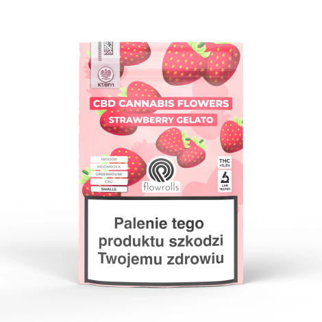 Susz CBD - STRAWBERRY GELATO - Flowrolls - 3g