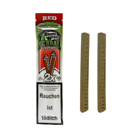 Blunt Wrap Herbal 2szt. - RED (Truskawka, Kiwi)