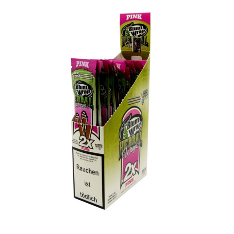 Blunt Wrap Herbal 2szt. - PINK (Guma Balonowa)