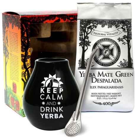 Zestaw do Yerba Mate - Mate Green Despalada + Matero + Bombilla
