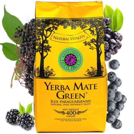 Yerba Mate Green TUTTI FRUTTI - 400 g.