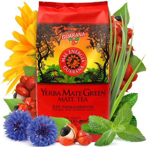 Yerba Mate Green MAS ENERGIA GUARANA - 400 g.