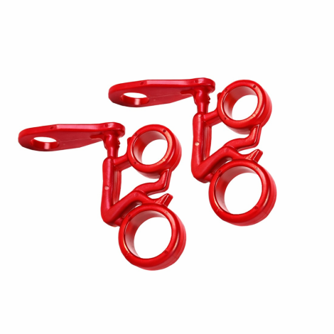 Uchwyt na Wąż i Szczypce - AMY Rowerzysta Czerwony