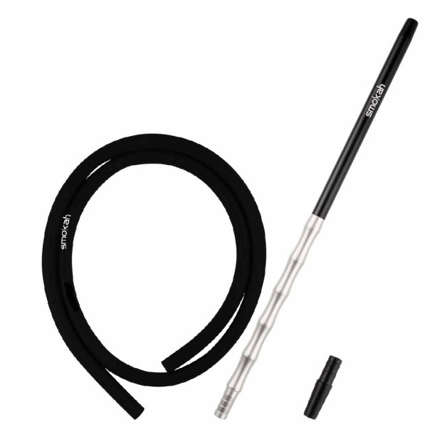 Wąż do Shishy z Ustnikiem - Smokah Futuro Silver Black
