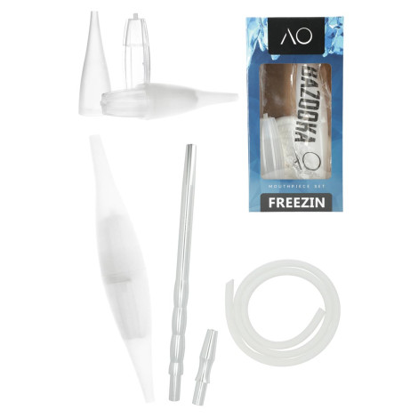 Zestaw do Shishy - Wąż do Shishy + Ustnik + Ice Bazooka - Freezin White
