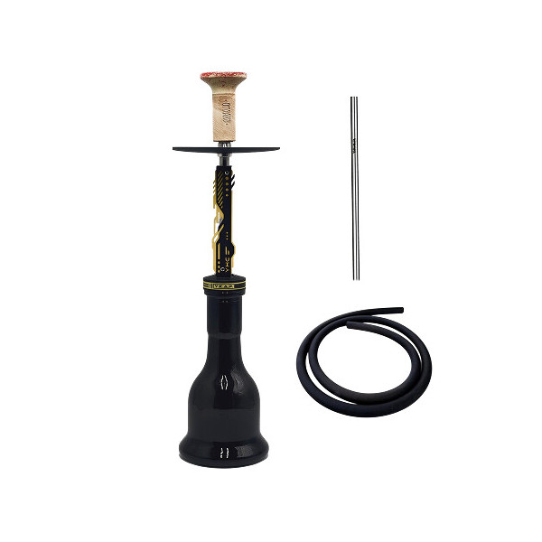 Shisha Y.K.A.P - Neo Mod Yellow - VG Bell Smoke 62cm