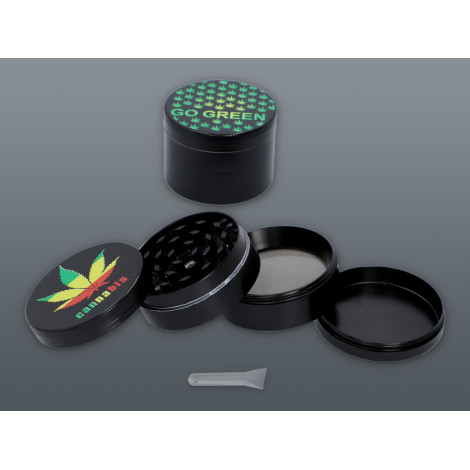 Młynek do tytoniu - Go Green - 4 częściowy (1-2254)
