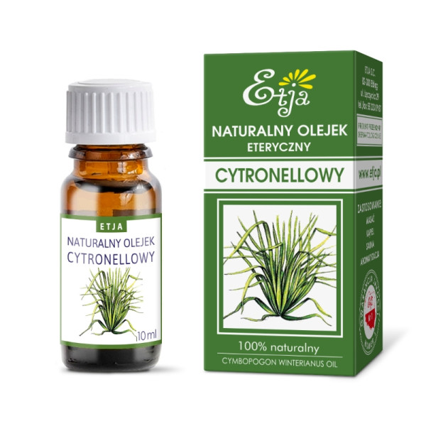 Olejek Eteryczny ETJA 10ml - Cytronellowy
