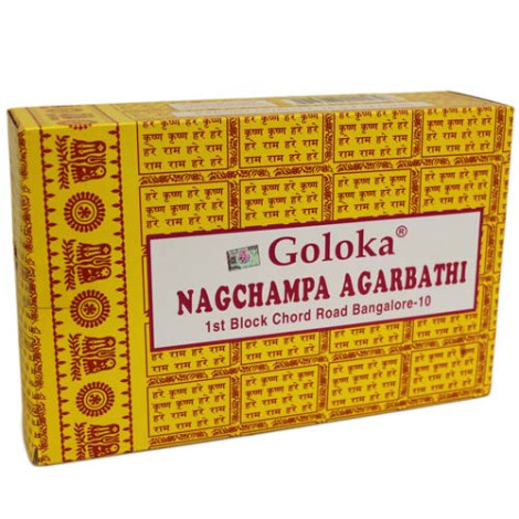Kadzidełka GOLOKA -  Nag Champa - 16g