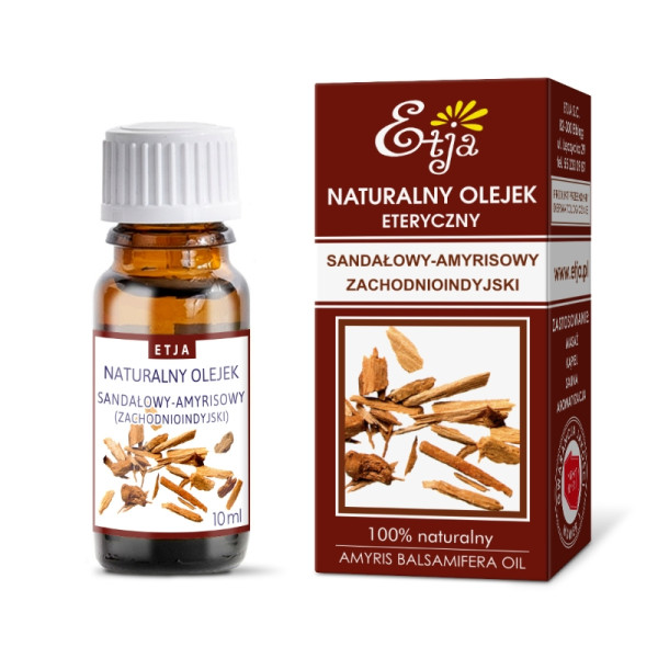 Olejek Eteryczny ETJA 10ml - Sandałowy