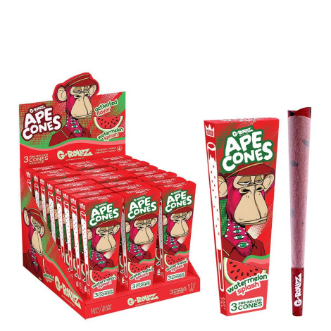 Skręcone BibułkiG-ROLLZ 3 szt. - Ape Cones - Watermelon Splash *CLICK*