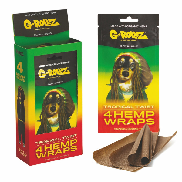 Blunty G-Rollz - Tropical Twist - 4x Hemp Wraps