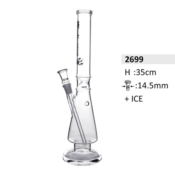 Bongo Lodowe Szklane MOTORBONG 35cm (2699)