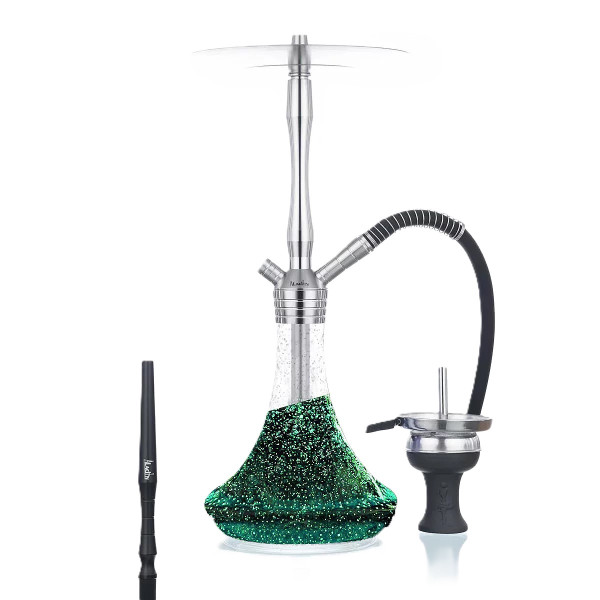 Świecąca Shisha Aladin MVP 460 M1 - GASTRO - Glow Green 53cm