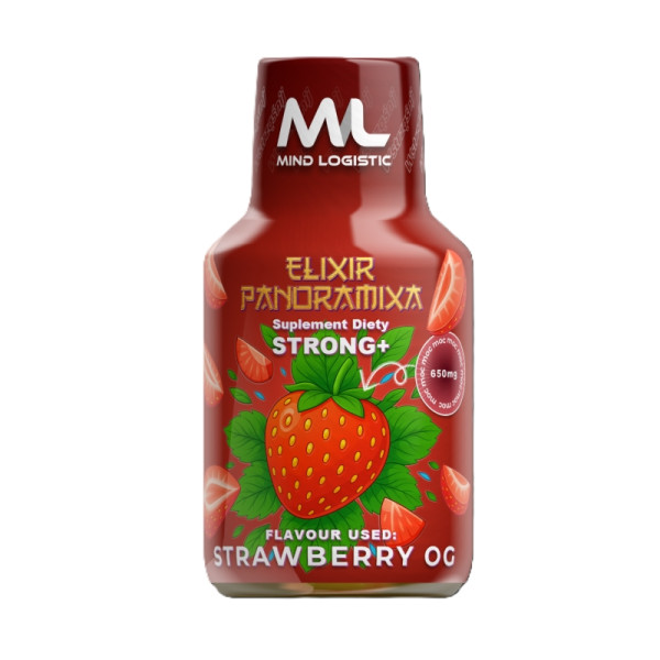 Shot Konopny Elixir Panoramixa - Strawberry - STRONG +