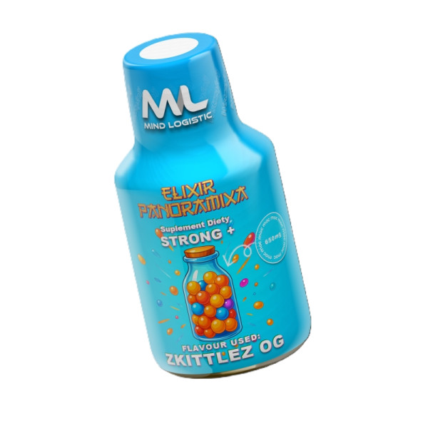 Shot Konopny Elixir Panoramixa - Zkittlez - STRONG +