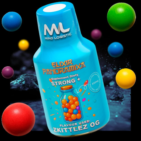 Shot Konopny Elixir Panoramixa - Zkittlez - STRONG +