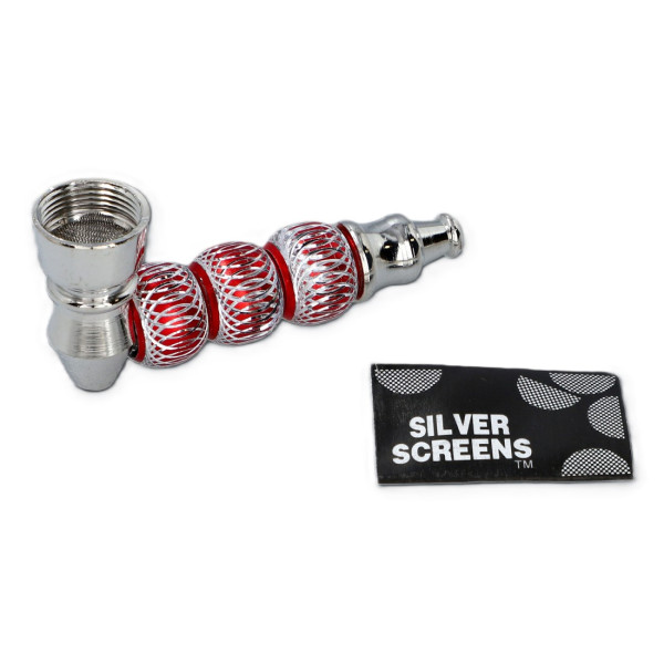 Lufka Metalowa Zdobiona - 3 Bombki - 7cm