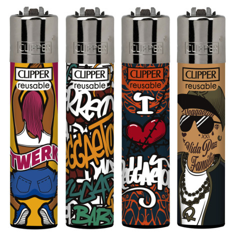 Zapalniczka Clipper - I Love Music 2D