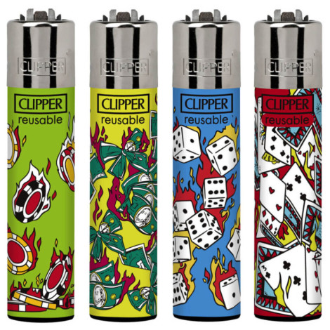 Zapalniczka Clipper - Luck on Fire